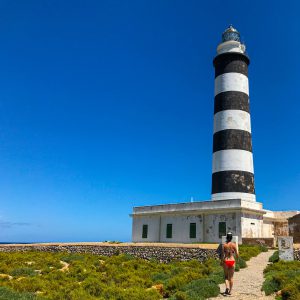 The lighthouse at Illa de l'Aire, Menorca