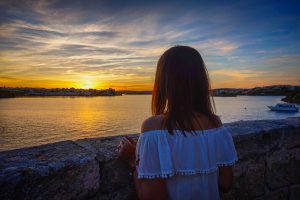 Sunset from Lazareto, Menorca