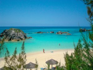 The Fairmont Southampton's private beach