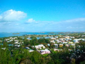 The view from Gibbs Hill Lighthouse, Bermuda