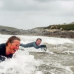 Body Boarding at Fistral Beach, Newquay