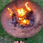 Campfire, Hurst View Campsite, Lymington