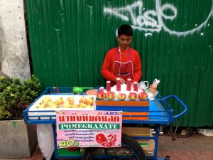 Fresh pomegranate juice, Bangkok